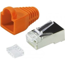 Logilink Plug Connector CAT.6 RJ45 100pcs, orange