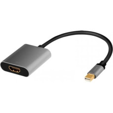 Logilink Mini DisplayPort to HDMI adapter, 4K, alu, 0.15m