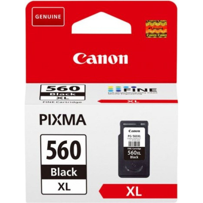 Canon PG-560XL rašalo kasetė 1 vnt Originalus Didelė (XL) išeiga Juoda