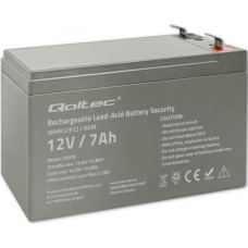 Qoltec AGM battery 12V 7Ah, max. 105A, Securit