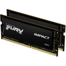 Kingston Memory DDR4 Fury Impact SODIMM 16GB(2*8GB)/3200 CL20