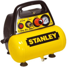 Stanley 6L 1.5HP 8Bar 180l/min kompresorius be alyvos