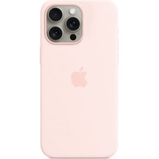 Apple Silicone case with MagSafe for iPhone 15 Pro Max - light pink