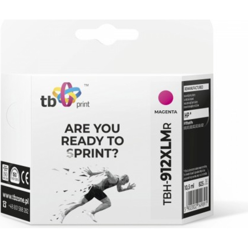 Tb Print Ink for HP OfficeJet Pro 8025 TBH-912XLMR MA