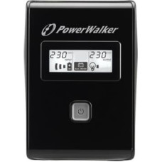 Powerwalker UPS line-interactive 850VA 2X SCHUKO OUT, RJ11 IN/ OUT, USB, LCD