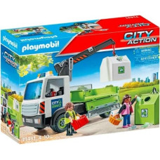 Playmobil Set with City Action figures 71431 Truck with glass containers