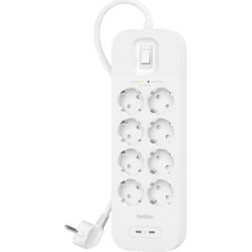 Belkin Surge Protector SurgePlus 8x schuko 2xUSB-C 900J 2m