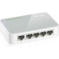 Tp-Link TL-SF1005D Valdomas Fast Ethernet (10/100) Balta