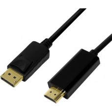 Logilink DisplayPort cable DP1.2 to HDMI 1.4, 3m