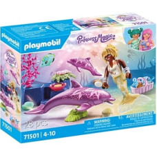 Playmobil Figures set Princess Magic 71501 Mermaid with Dolphins