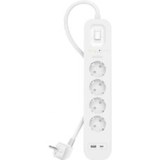 Belkin Surge Protector SurgePlus 4x schuko 1xUSB-A 1xUSB-C 525J 2m