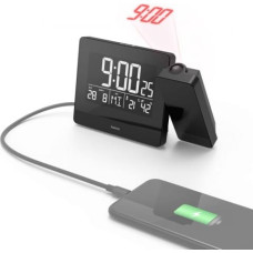 Hama projection alarm clock Plus Charge black