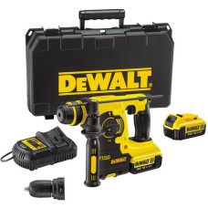 Dewalt SDS-PLUS 18V 2,1J 2 x 4,0 Ah XR LI-ION gręžimo plaktukas + griebtuvas DCH254M2