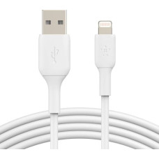 Belkin PVC USB-A to Ligh tning 2m White