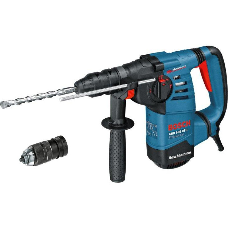 Bosch SDS+ 800W plaktukas GBH 3-28 DFR 3.1J 3.6kg +RANKENĖ 13mm