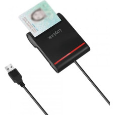 Logilink USB 2.0 smart ID cardreader, black