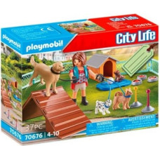 Playmobil Zestaw upominkowy City Life 70676 Treserka psów