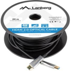 Lanberg Cable HDMI M/M v2.0 CA-HDMI-20FB-0200-BK 20m black