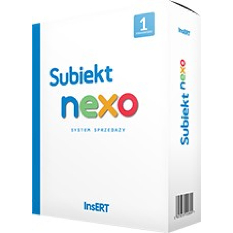 Insert Subiekt NEXO box 1 position SN1