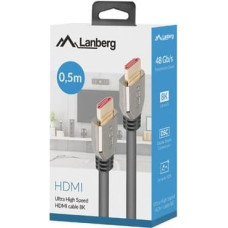 Lanberg Cable HDMI M/M 0.5 m 8K 60HZ black