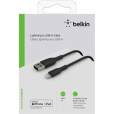 Belkin PVC USB-A to ligh tning 3m Black