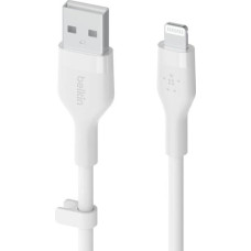 Belkin Flex Lightning/USB-A 2m mfi cert., white CAA008bt2MWH