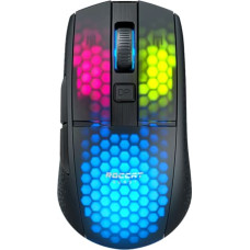 Roccat Burst Pro Air kompiuterio pelė Žaidimams Dešinės rankos RD belaidis ryšys + „Bluetooth“ Optinis 19000 DPI