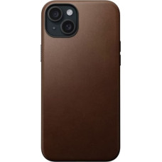 Nomad Modern Leather Case iPhone 15 Plus Brown