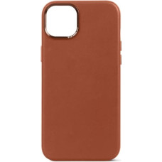 Decoded Leather Backcover for iPhone 15 Plus Tan