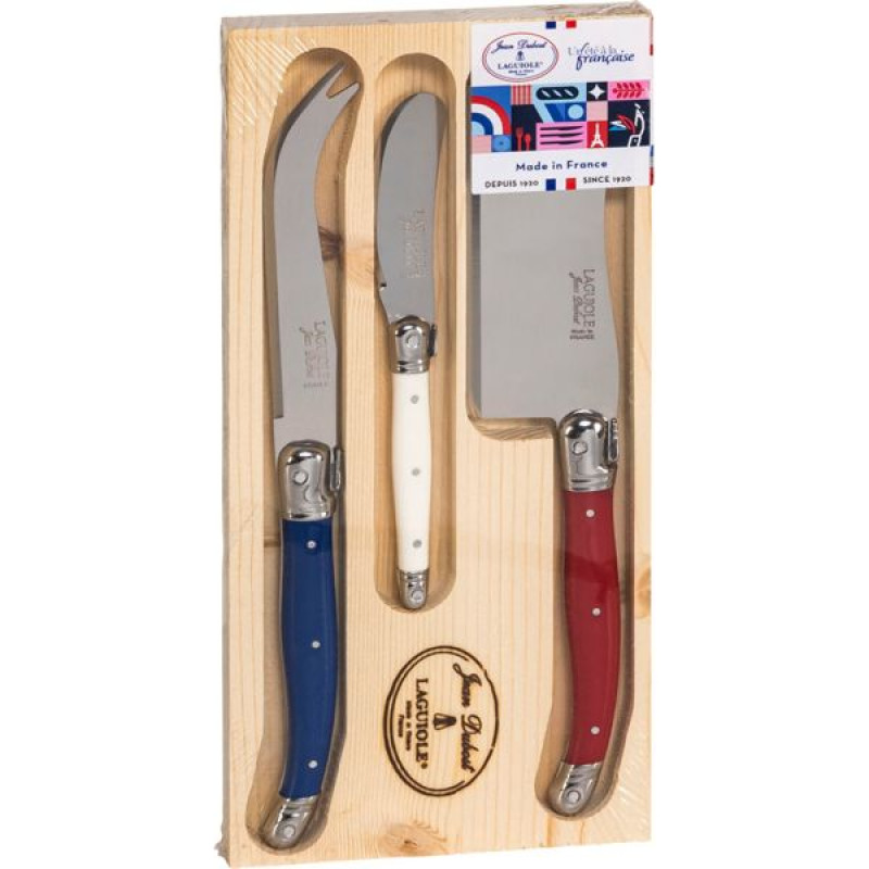 Laguiole Jean Dubost Laguiole 3 pcs. Cheese Knife Set