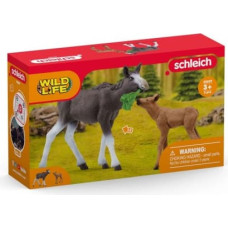 Schleich Figures Moose Family Wild Life