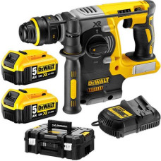 Dewalt MŁOT WIERCĄCO-KUJĄCY SDS-PLUS 18V 2,1J 2 x 5,0Ah XR LI-ION BEZSZCZOTKOWA + UCHWYT DCH274P2T