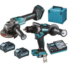 Makita ZESTAW COMBO 40Vmax XGT (GA005G+DF001G) 2x4,0Ah MAKPAC DK0124G201