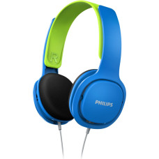 Philips SHK2000BL/00 Ausinės be mikrofono ir ausinės su mikrofonu Vielinis Su lankeliu Muzika Mėlyna, Žalia