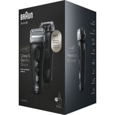 Braun Series 8 8560cc Wet & Dry Skustuvas Apkarpymo mašinėlė Juoda