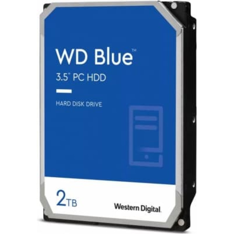 Western Digital HDD|WESTERN DIGITAL|Blue|2TB|SATA 3.0|256 MB|7200 rpm|3,5