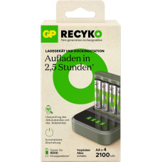 Gp Batteries GP ReCyko B441 4-fold LCD-Model Docking St. + 4x AA NiMh 2100mAh