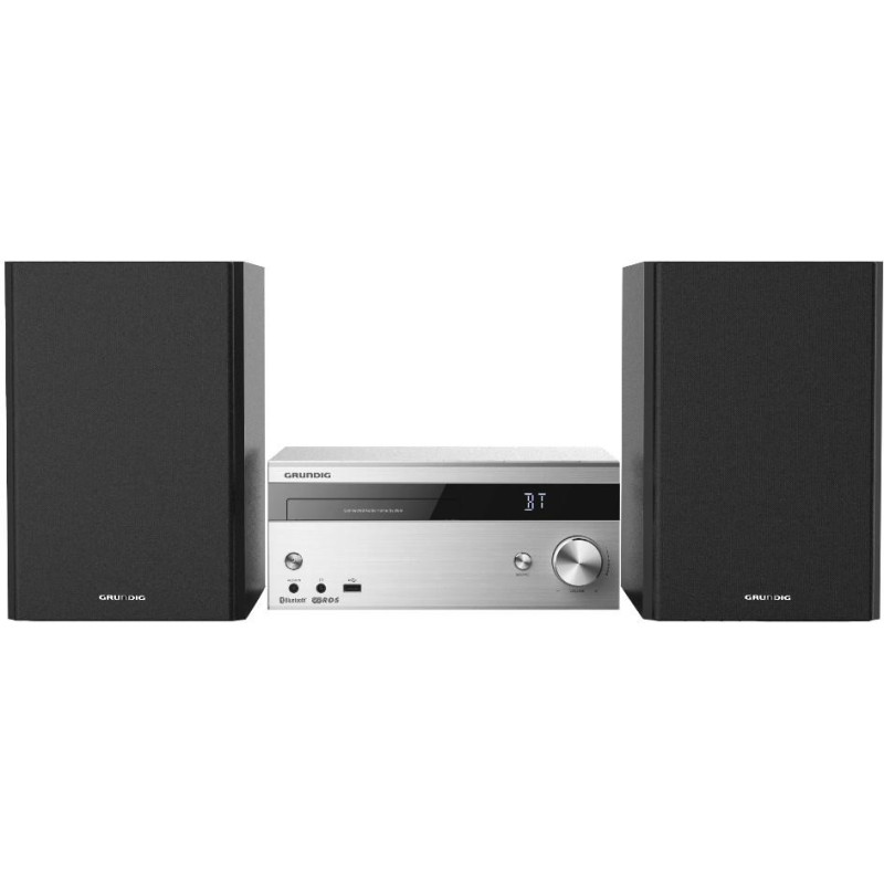 Grundig CMS 4000 BT DAB+ Namų garso mikro sistema 100 W Juoda, Sidabras