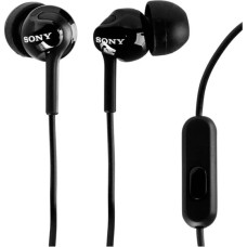 Sony MDR-EX110AP Laisvų rankų įranga Vielinis Įkišamos į ausį Skambučiai / muzika Juoda