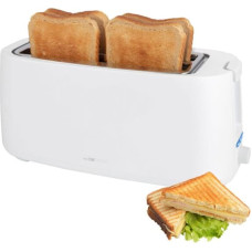 Clatronic TA 3802 white 4 slice long slot toaster