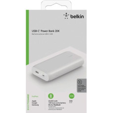 Belkin Power Bank 30W 20.000mAh Power Delivery, white BPB002btWT