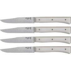 Opinel Table Knives Facette Set of 4  white