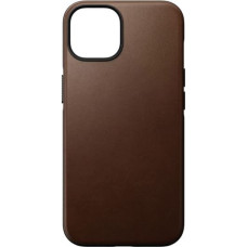 Nomad Modern Leather Case iPhone 14 Rustic Brown