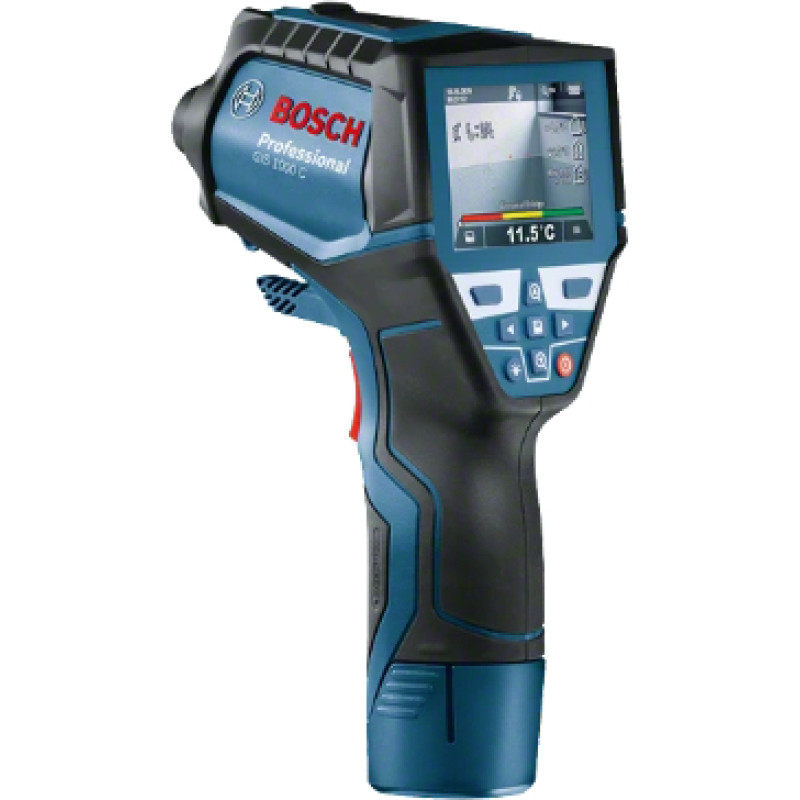 Bosch GIS 1000 C Professional Optinis aplinkos termometras Vidaus / lauko Juoda, Mėlyna