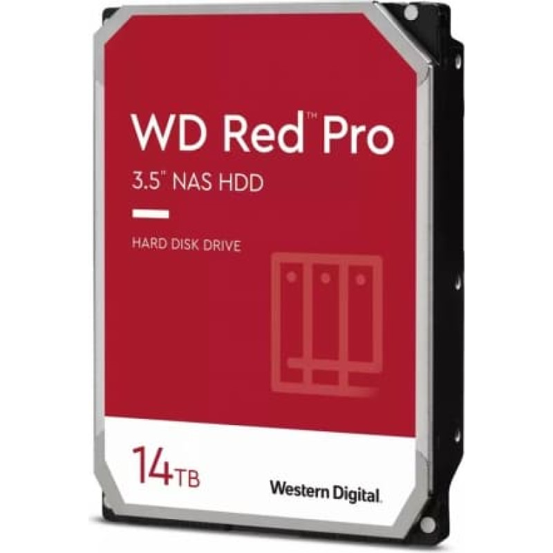 Western Digital HDD|WESTERN DIGITAL|Red Pro|14TB|SATA|512 MB|7200 rpm|3,5