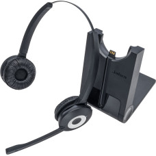 Jabra Pro 920 Duo Laisvų rankų įranga Bevielis Su lankeliu Biuras / skambučių centras Juoda