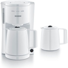 Severin KA 9309 white Filter Coffee Maker with 2 Pots