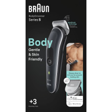 Braun BodyGroomer BG5340 Juoda, Sidabras