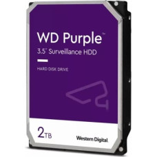 Western Digital HDD|WESTERN DIGITAL|Purple|2TB|SATA|256 MB|3,5