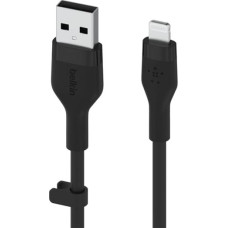 Belkin Flex Lightning/USB-A 1m mfi cert., black CAA008bt1MBK